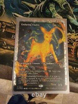 MTG Enduring Vitality Fracture Foil Japan Showcase, NM-Mint, English Duskmou