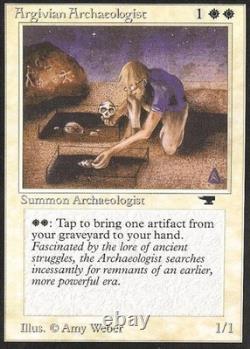 MTG English Argivian Archaeologist Light Play Normal Antiquities