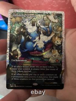MTG English Doubling Season (Showcase) (Fracture Foil) NM Foil Foundations