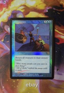 MTG Evacuation English FOIL 7th Edition M/NM (No foil scuffing)