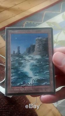 MTG FBB Plateau Hand Painted Altered non Foil German limited