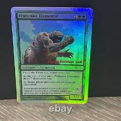 MTG FOIL Fruitcake Elemental Holiday Promo MTG NM Magic The Gathering Free Ship