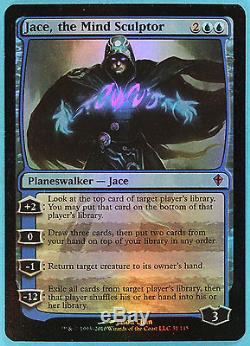 MTG FOIL Jace, the Mind Sculptor Worldwake Unplayed Mint/Near Mint Mythic Rare