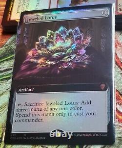 MTG FOIL Jeweled Lotus Extended Full Art #695 Commander Legends Mythic Rare