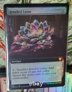 MTG FOIL Jeweled Lotus Extended Full Art #695 Commander Legends Mythic Rare