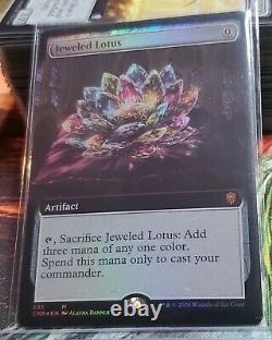 MTG FOIL Jeweled Lotus Extended Full Art #695 Commander Legends Mythic Rare