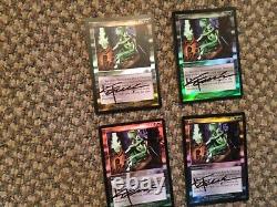 MTG FOIL Pernicious Deed Apocalypse Magic the Gathering signed altered set 4x