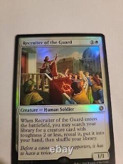MTG FOIL Recruiter of the Guard Conspiracy Take the Crown Lightly Played