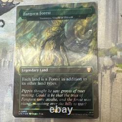 MTG Fangorn Forest Legendary Land Surge Foil 0407 shipped in One-Touch