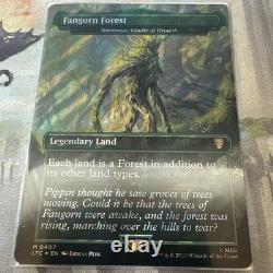 MTG Fangorn Forest Legendary Land Surge Foil 0407 shipped in One-Touch