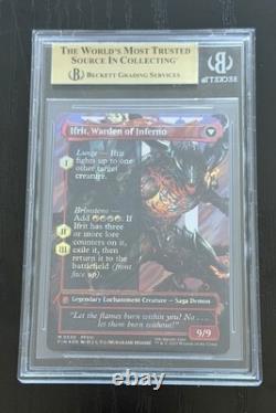 MTG Final Fantasy Clive, Ifrit's Dominant Borderless 0530 Surge Foil BGS 9.5