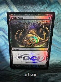 MTG Foil Dark Ritual EX/LP- Judge Promo