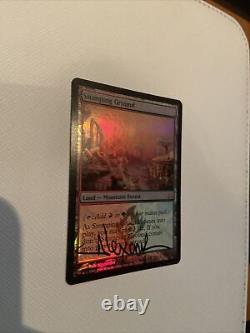 MTG Foil English Signed Guildpact NM stomping ground #1