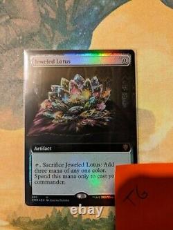 MTG Foil Extended Art Jeweled Lotus Commander Legends (CMR) Magic