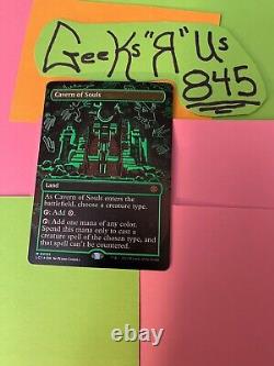 MTG Foil Neon Green Ink Cavern Of Souls Caverns 0410f Very Sought After Card