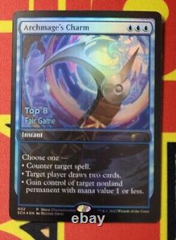 MTG Foil STAMPED Store Championship Promo Archmage's Charm (NM) TOP 8