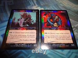 MTG Foil Western Paladin EX/LP+ & Eastern Paladin MP+ 7th Edition Phyrexians