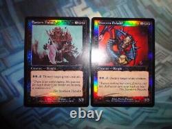 MTG Foil Western Paladin EX/LP+ & Eastern Paladin MP+ 7th Edition Phyrexians