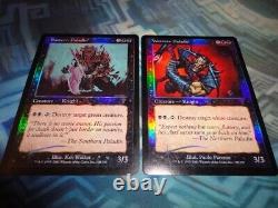 MTG Foil Western Paladin EX/LP+ & Eastern Paladin MP+ 7th Edition Phyrexians