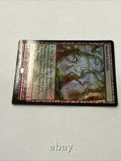 MTG Foil Wooded Foothills (Damaged Corner Crease) Zendikar Expeditions