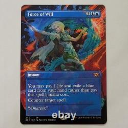 MTG Force of Will Double Masters 340 Magic The Gathering Borderless NM