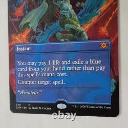 MTG Force of Will Double Masters 340 Magic The Gathering Borderless NM