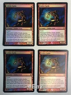 MTG, Goblin Guide, Foil, 4x4 Play Set, Zendikar, NM/LP