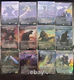 MTG Godzilla Foil Complete Set of 16 English