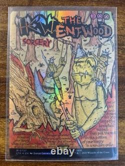 MTG? HEW THE ENTWOOD (Borderless POSTER Full Art) FOIL? LTR Showcase MINT MYTHIC