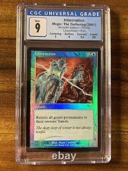 MTG? HIBERNATION FOIL? 7th Edition CGC Quad 9's++ MINT UNCOMMON Instant POP 4