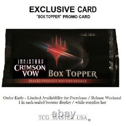 MTG Innistrad CRIMSON VOW Set Booster Box 30 Packs BOX TOPPER Ship for 11/19