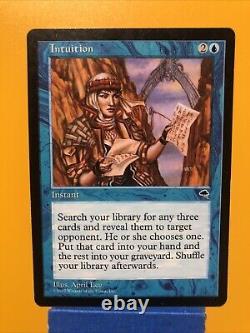 MTG Intuition Tempest Blue Instant Magic the Gathering