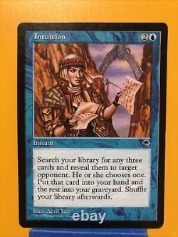 MTG Intuition Tempest Blue Instant Magic the Gathering