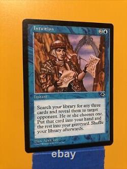 MTG Intuition Tempest Blue Instant Magic the Gathering