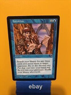 MTG Intuition Tempest Blue Instant Magic the Gathering