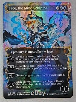 MTG Jace the Mind Sculptor Borderless Raised Foil #93 Bloomburrow Card Mythic NM