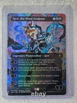 MTG Jace the Mind Sculptor Borderless Raised Foil #93 Bloomburrow Card Mythic NM