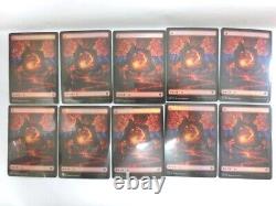 MTG Japanese Lands FOIL x50 Stain Glass Full Art Set of 10 each Dominaria United