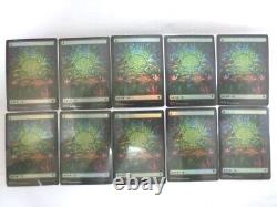 MTG Japanese Lands FOIL x50 Stain Glass Full Art Set of 10 each Dominaria United