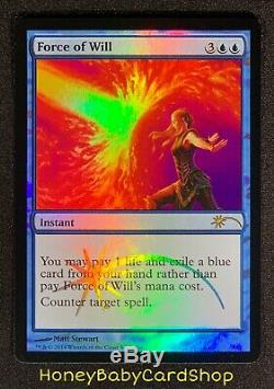 MTG Judge Promo 2014 Force of Will NM Judge Foil Rare Promo Foil