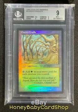 MTG Judge Promos 1998 Gaea's Cradle BGS 9.0Q+ (Quad+) Mint Foil Ultra Rare Pop 5