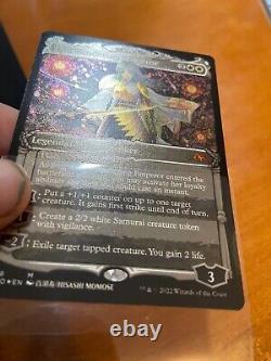 MTG Kamigawa Neon Dynasty The Wandering Emperor Showcase Etched Foil M/NM