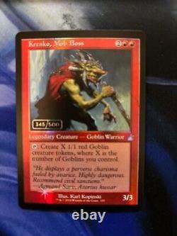 MTG Krenko, Mob Boss Retro Frame Serial Numbered 345/500 FOIL