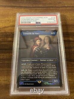 MTG? LEONARDO DA VINCI Borderless FOIL? ACR-Assassin's Creed PSA 10 MYTHIC RARE