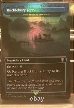 MTG LOTR? Legendary Land Set? 7 Foil NM/M BOX TOPPERS Read Description