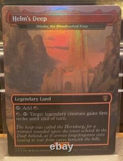 MTG LOTR? Legendary Land Set? 7 Foil NM/M BOX TOPPERS Read Description