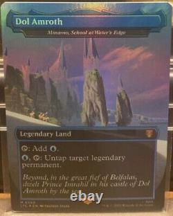 MTG LOTR? Legendary Land Set? 7 Foil NM/M BOX TOPPERS Read Description