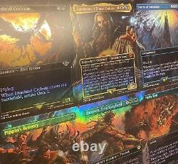 MTG LOTR Saruman, Fangorn, Ents Art Scene FOIL Sleeved, NM READ Description