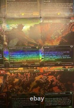 MTG LOTR Saruman, Fangorn, Ents Art Scene FOIL Sleeved, NM READ Description