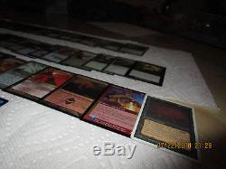 MTG LOT Valakut the molten foil, Lake of the dead, Legends sword, Sneak and Show